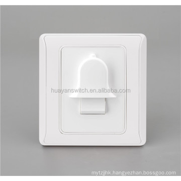 White colour door wall switch door bell push